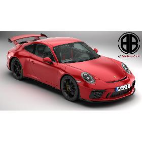 3D Porsche 911 GT3 2018
